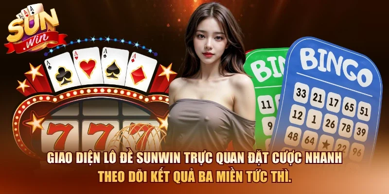 Giao diện lô đề SUNWIN trực quan đặt cược nhanh theo dõi kết quả ba miền tức thì.