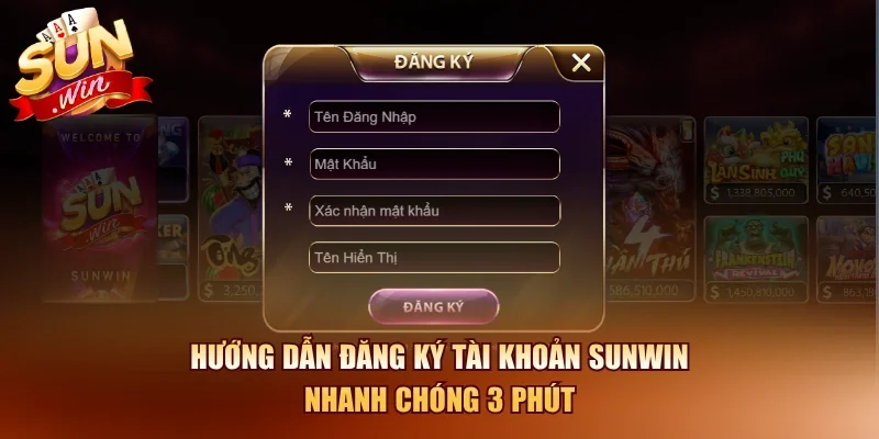 Hướng dẫn đăng ký tài khoản Sunwin nhanh chóng 3 phút